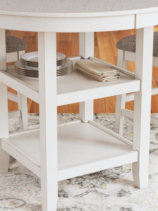 Erinberg Counter Height Dining Table and 4 Barstools (Set of 5) - Home Furniture And More (Brentwood, MD)
