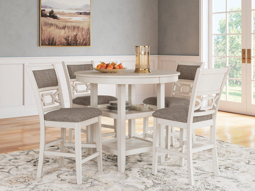 Erinberg Counter Height Dining Table and 4 Barstools (Set of 5) - Home Furniture And More (Brentwood, MD)