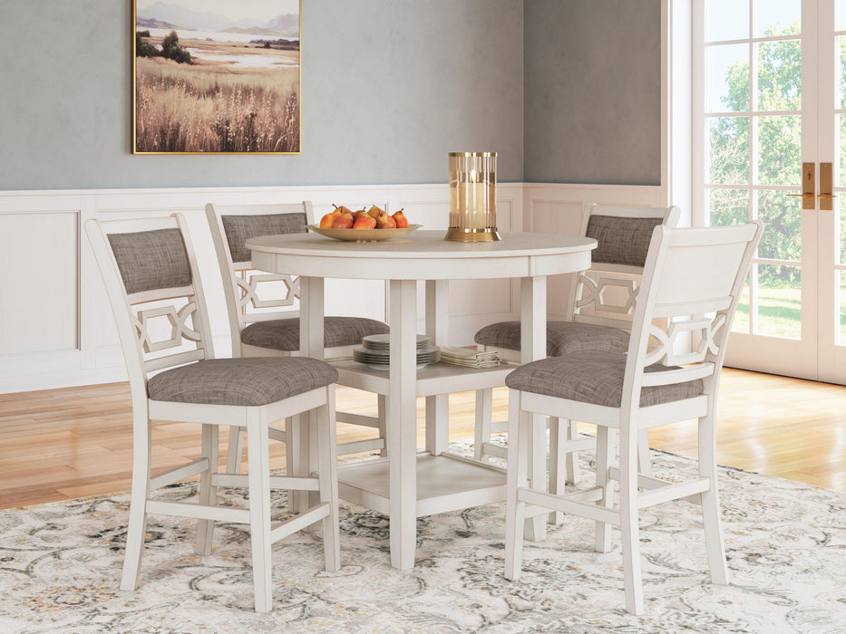 Erinberg Counter Height Dining Table and 4 Barstools (Set of 5) - Home Furniture And More (Brentwood, MD)