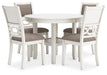 Erinberg Dining Table and 4 Chairs (Set of 5) - Home Furniture And More (Brentwood, MD)