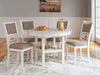 Erinberg Dining Table and 4 Chairs (Set of 5) - Home Furniture And More (Brentwood, MD)