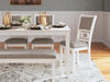 Erinberg Dining Table and 4 Chairs and Bench (Set of 6) - Home Furniture And More (Brentwood, MD)