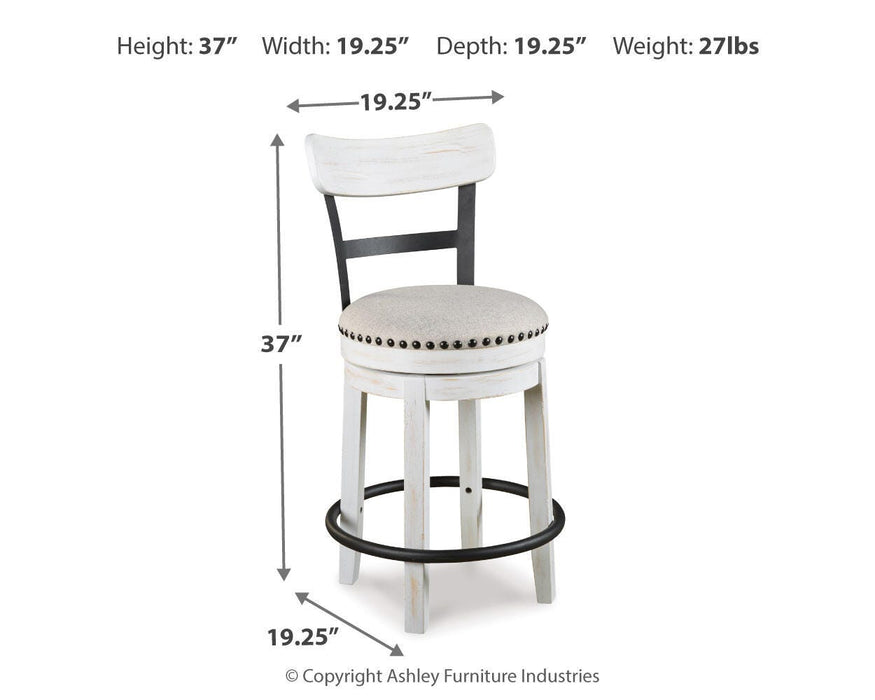 Valebeck Counter Height Bar Stool - Home Furniture And More (Brentwood, MD)