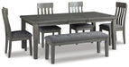 Hallanden Dining Room Set - Home Furniture And More (Brentwood, MD)