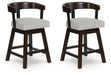 Haddigan Counter Height Barstool (Set of 2) - Home Furniture And More (Brentwood, MD)