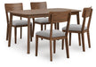 Tameride Dining Table and 4 Chairs (Set of 5) - Home Furniture And More (Brentwood, MD)
