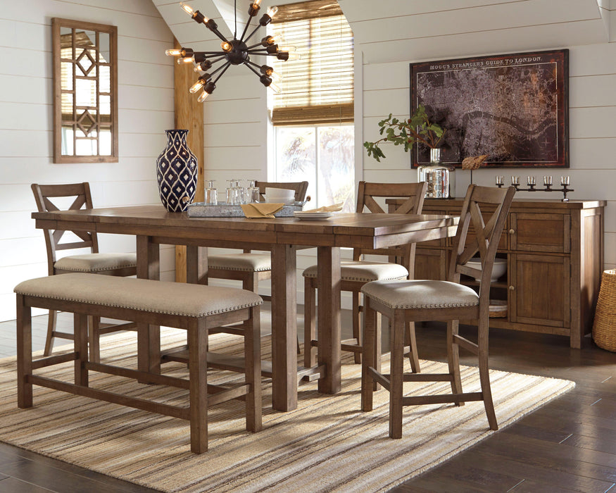 Moriville Counter Height Dining Set - Home Furniture And More (Brentwood, MD)