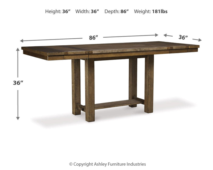 Moriville Counter Height Dining Set - Home Furniture And More (Brentwood, MD)