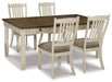 Bolanburg Dining Set - Home Furniture And More (Brentwood, MD)
