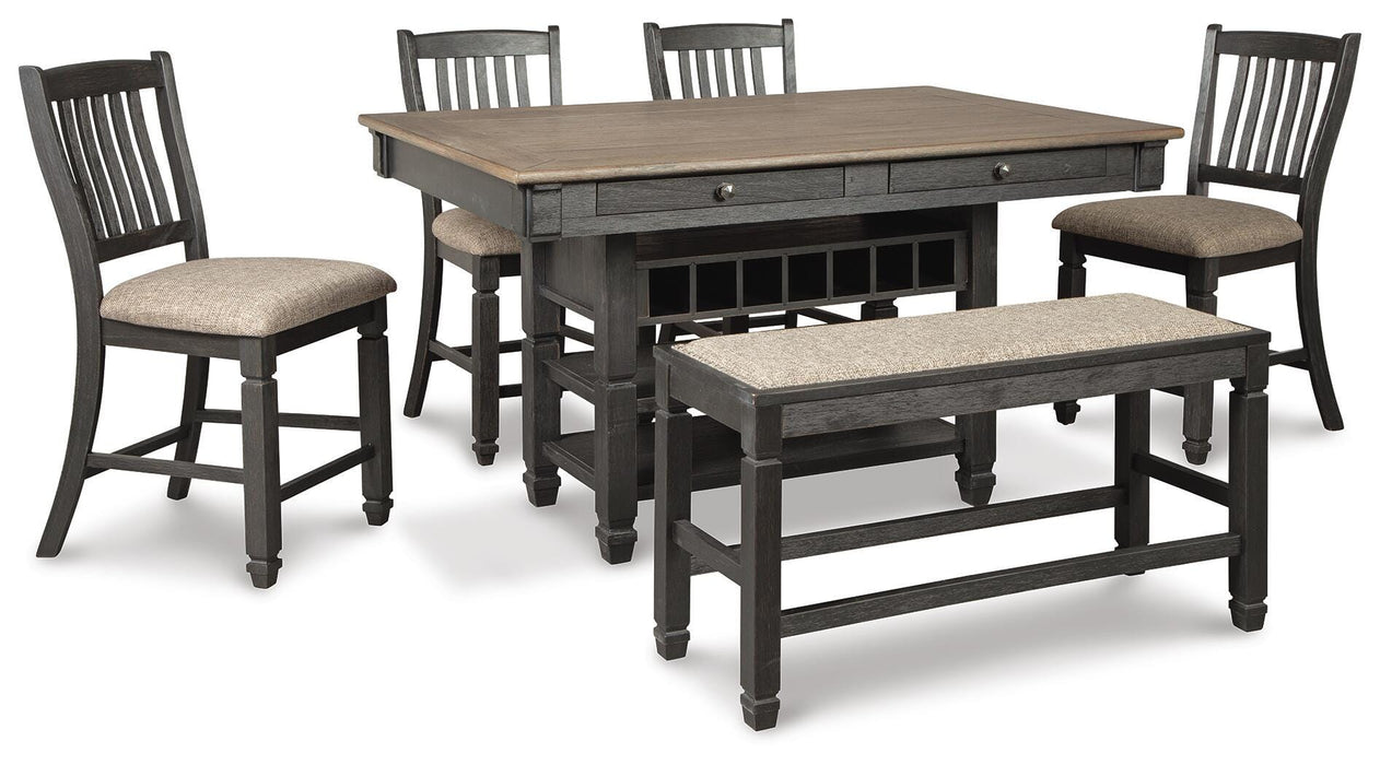 Tyler Creek Counter Height Dining Set - Home Furniture And More (Brentwood, MD)