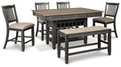 Tyler Creek Counter Height Dining Set - Home Furniture And More (Brentwood, MD)