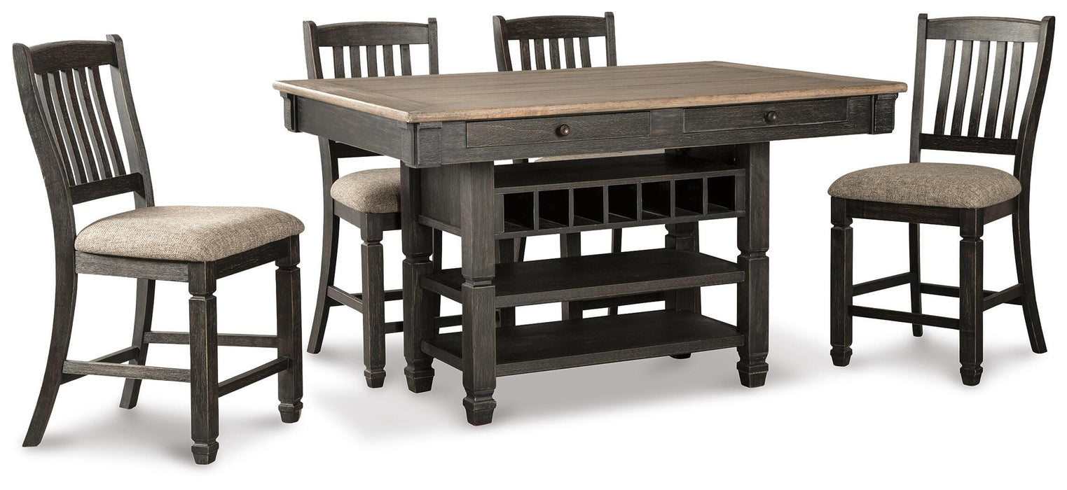 Tyler Creek Counter Height Dining Set - Home Furniture And More (Brentwood, MD)