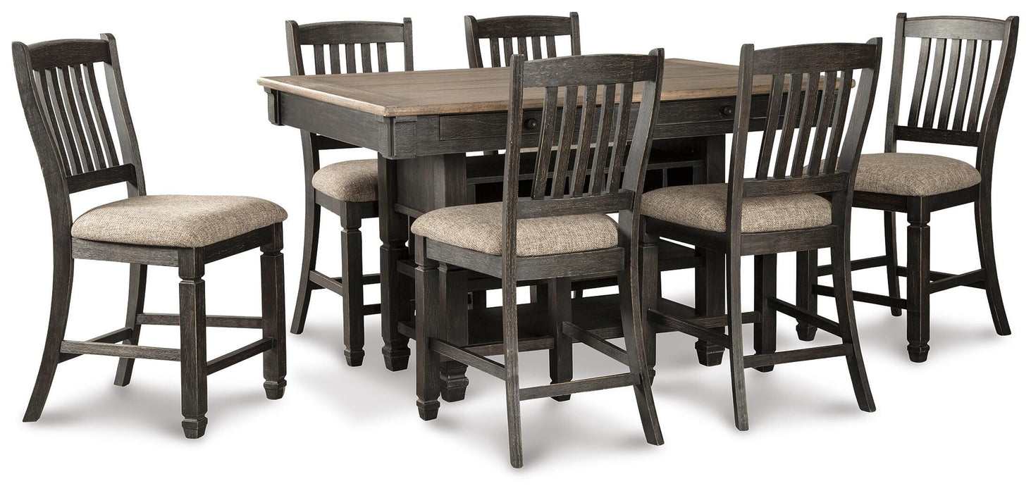 Tyler Creek Counter Height Dining Set - Home Furniture And More (Brentwood, MD)