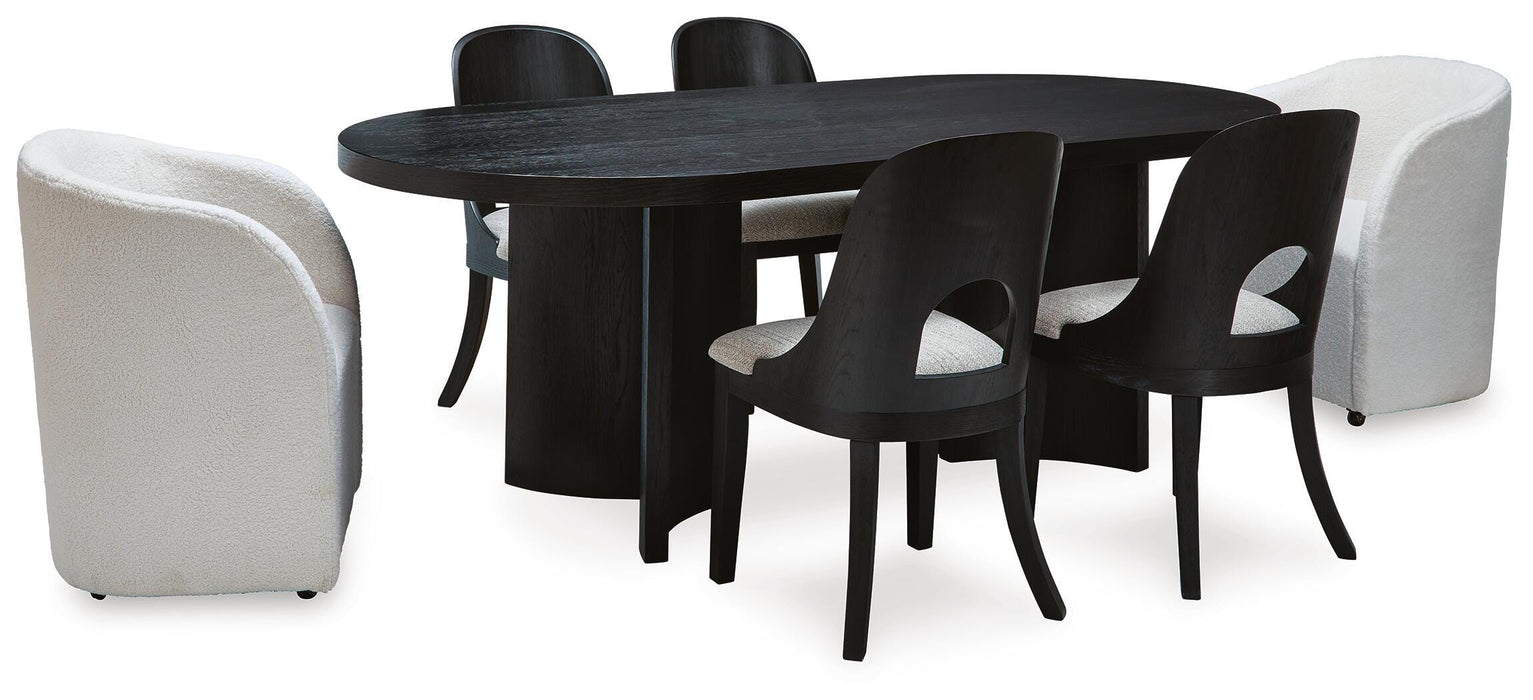 Rowanbeck Dining Package - Home Furniture And More (Brentwood, MD)