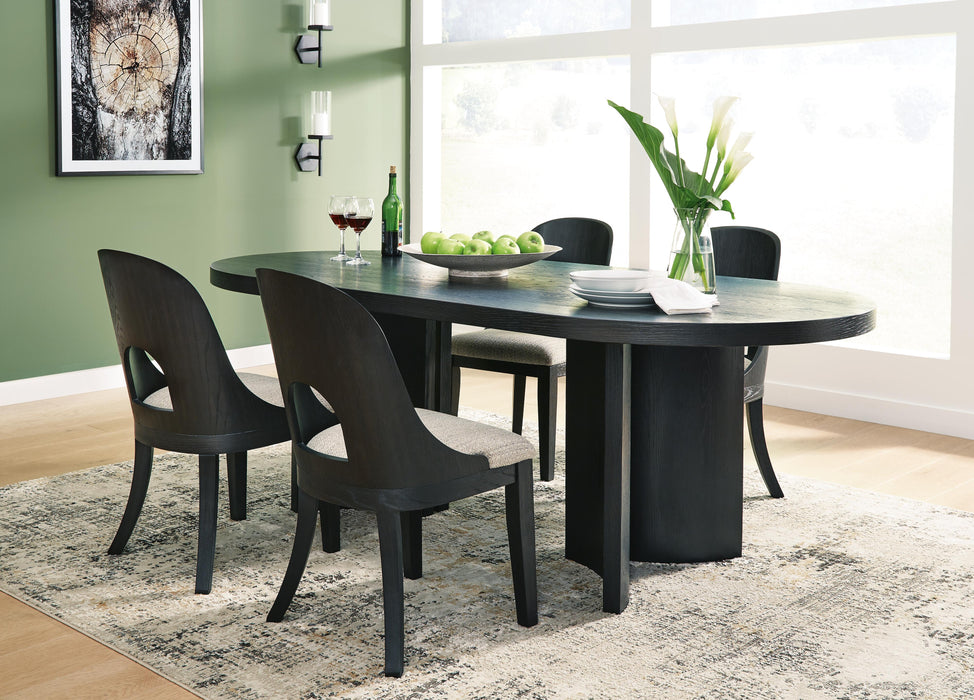 Rowanbeck Dining Package - Home Furniture And More (Brentwood, MD)