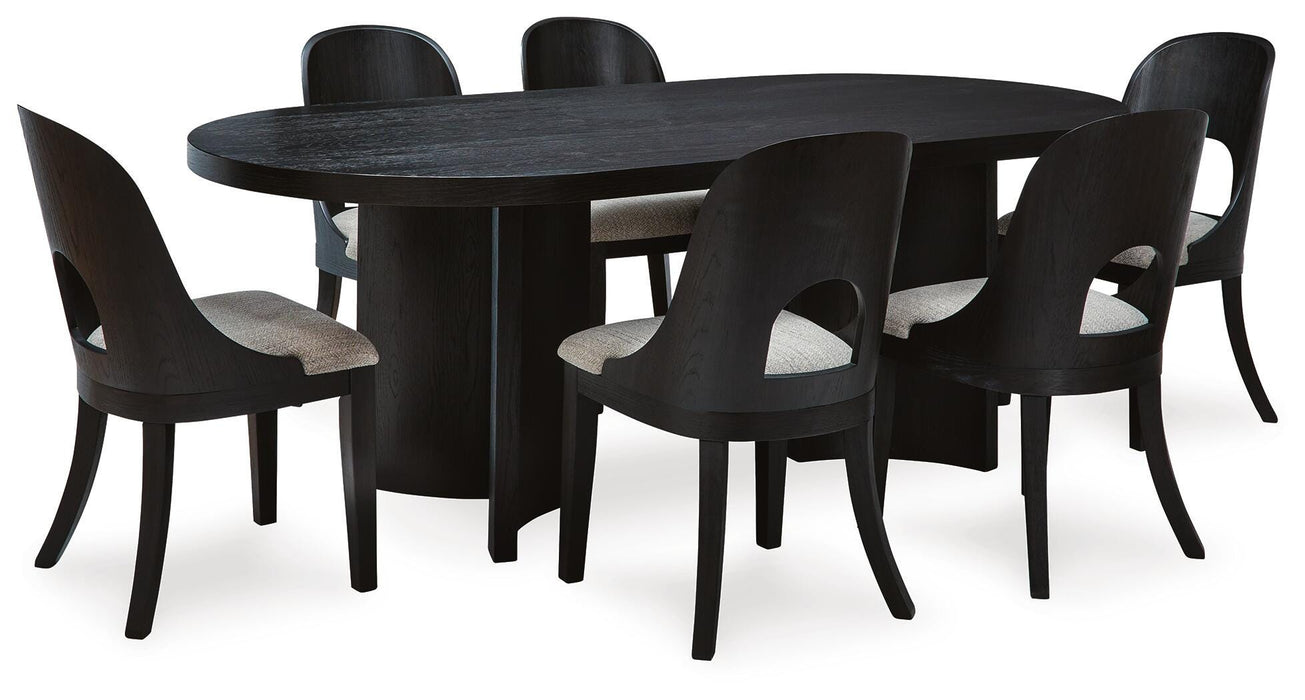 Rowanbeck Dining Package - Home Furniture And More (Brentwood, MD)