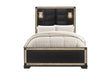 BLAKE BLACK FULL BED WITH LAMPS - Home Furniture And More (Brentwood, MD)