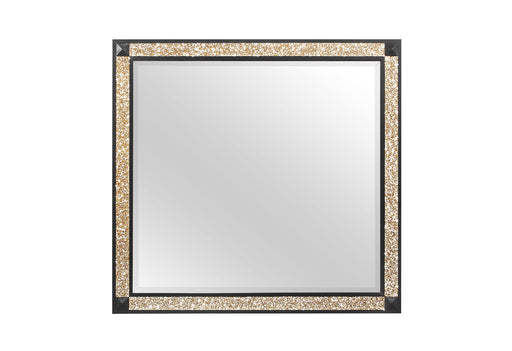 BLAKE BLACK/GOLD MIRROR - Home Furniture And More (Brentwood, MD)