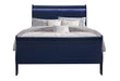 CHARLIE BLUE FULL BED WITH LED - Home Furniture And More (Brentwood, MD)