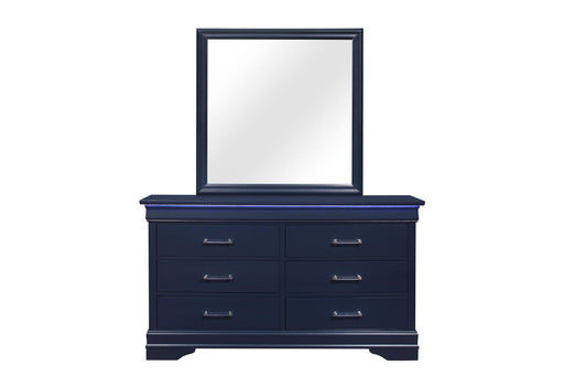 CHARLIE BLUE MIRROR - Home Furniture And More (Brentwood, MD)