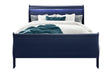 CHARLIE BLUE QUEEN BED WITH LED - Home Furniture And More (Brentwood, MD)