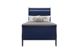 CHARLIE BLUE TWIN BED WITH LED - Home Furniture And More (Brentwood, MD)