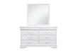 CHARLIE WHITE DRESSER WITH LED - Home Furniture And More (Brentwood, MD)
