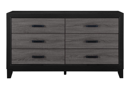 LISBON GREY AND BLACK DRESSER - Home Furniture And More (Brentwood, MD)