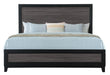 LISBON GREY AND BLACK KING BED - Home Furniture And More (Brentwood, MD)