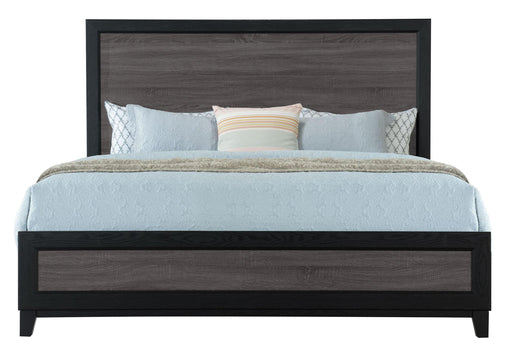 LISBON GREY AND BLACK KING BED - Home Furniture And More (Brentwood, MD)