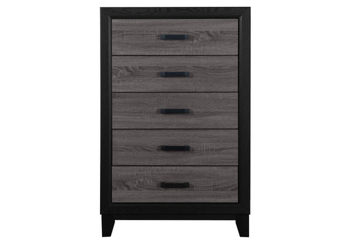LISBON GREY AND BLACK CHEST - Home Furniture And More (Brentwood, MD)