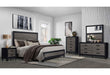 LISBON GREY/BLACK KING BED GROUP - Home Furniture And More (Brentwood, MD)