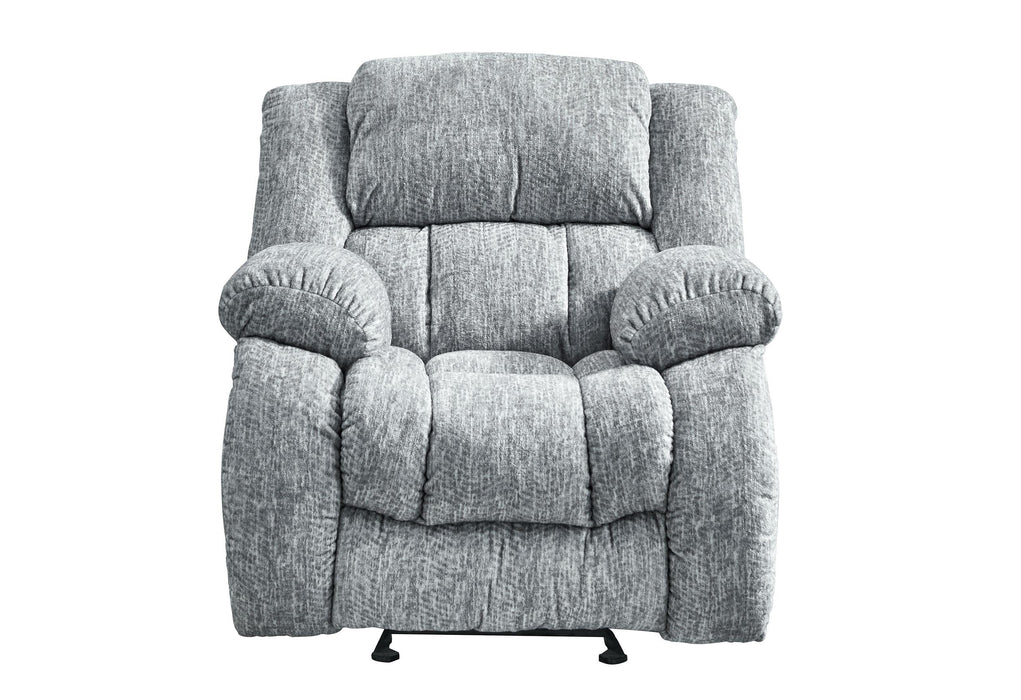U250 GREY GLIDER RECLINER - Home Furniture And More (Brentwood, MD)