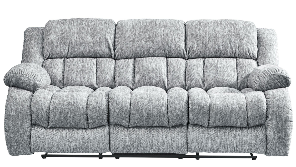 U250 GREY RECLINING SOFA - Home Furniture And More (Brentwood, MD)