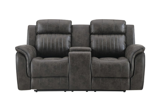 U8517 GREY CONSOLE RECLINING LOVESEAT - Home Furniture And More (Brentwood, MD)