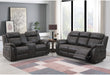 U8517 GREY RECLINING SOFA/CONSOLE RECLINING LOVESEAT - Home Furniture And More (Brentwood, MD)
