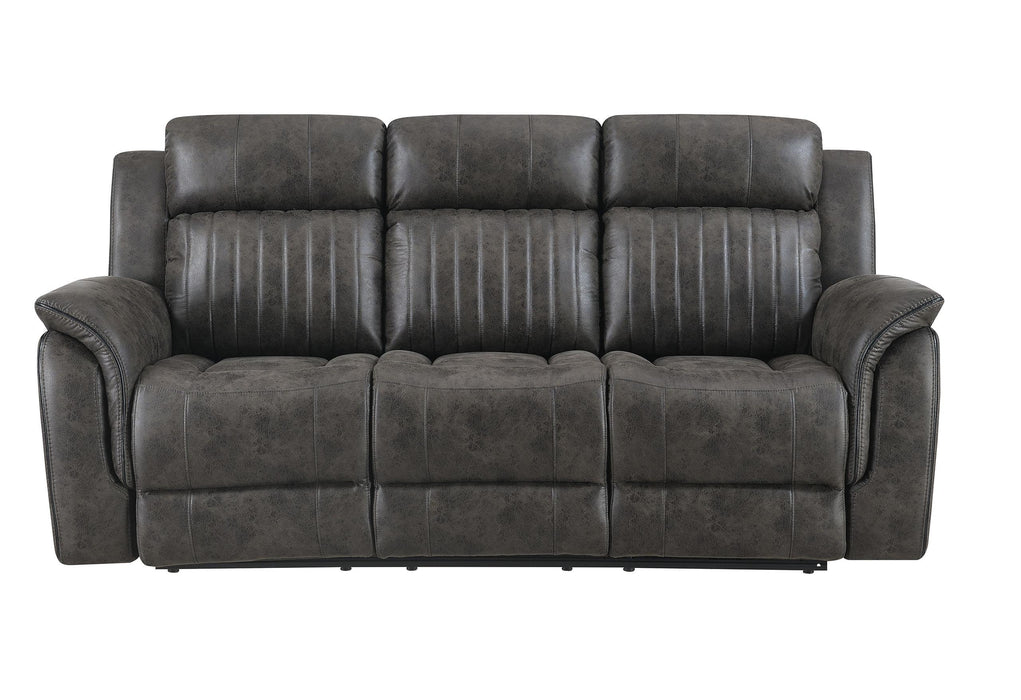 U8517 GREY RECLINING SOFA - Home Furniture And More (Brentwood, MD)
