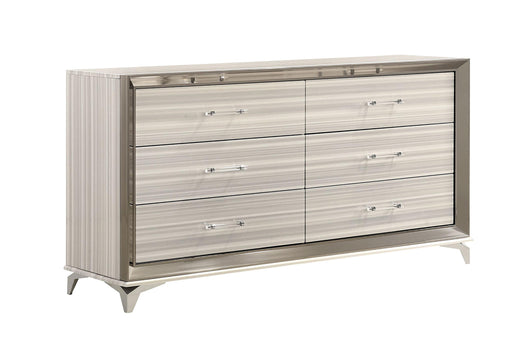 ZAMBRANO WHITE DRESSER - Home Furniture And More (Brentwood, MD)