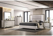 ZAMBRANO WHITE KING BED GROUP WITH VANITY SET - Home Furniture And More (Brentwood, MD)