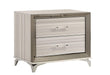 ZAMBRANO WHITE NIGHTSTAND - Home Furniture And More (Brentwood, MD)