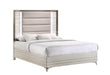 ZAMBRANO WHITE QUEEN BED WITH LED - Home Furniture And More (Brentwood, MD)