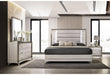 ZAMBRANO WHITE KING BED GROUP - Home Furniture And More (Brentwood, MD)