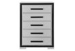AMELIA GREY BLACK CHEST - Home Furniture And More (Brentwood, MD)