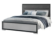AMELIA GREY BLACK QUEEN BED W/LED - Home Furniture And More (Brentwood, MD)