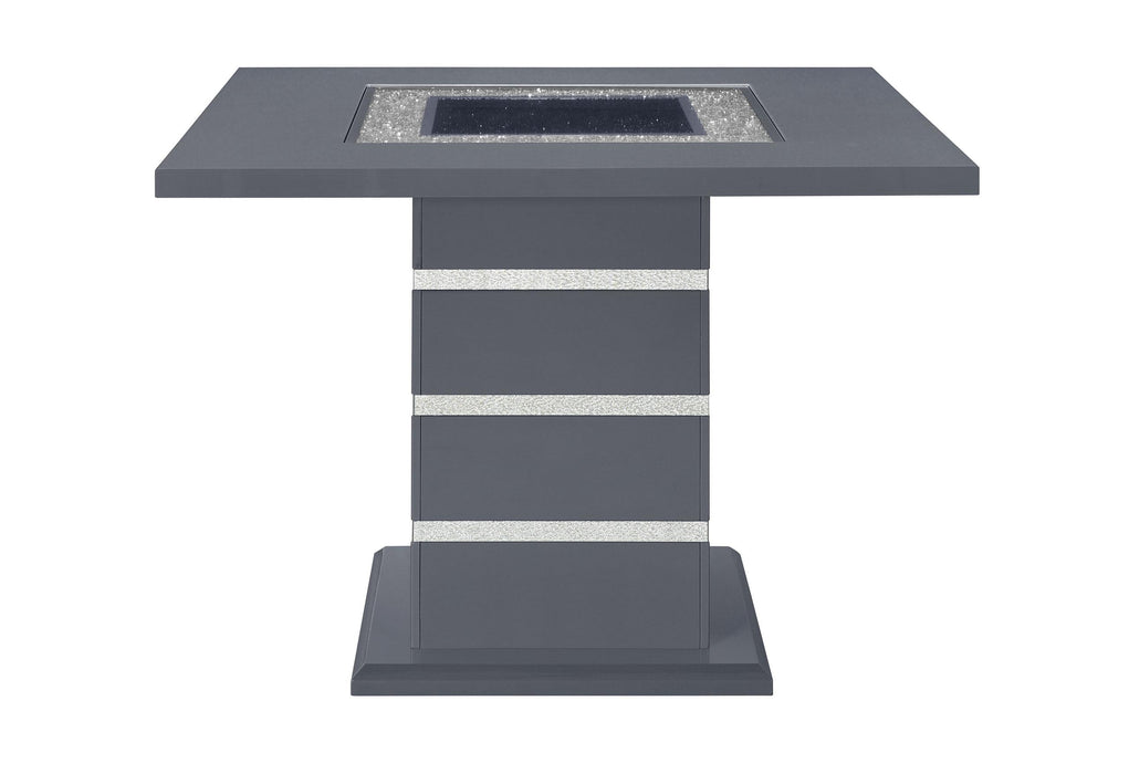 MONACO DARK GREY BAR TABLE - Home Furniture And More (Brentwood, MD)