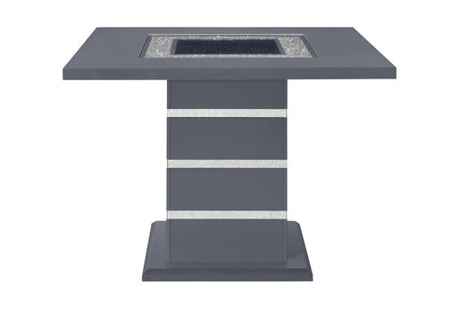 MONACO DARK GREY BAR TABLE - Home Furniture And More (Brentwood, MD)
