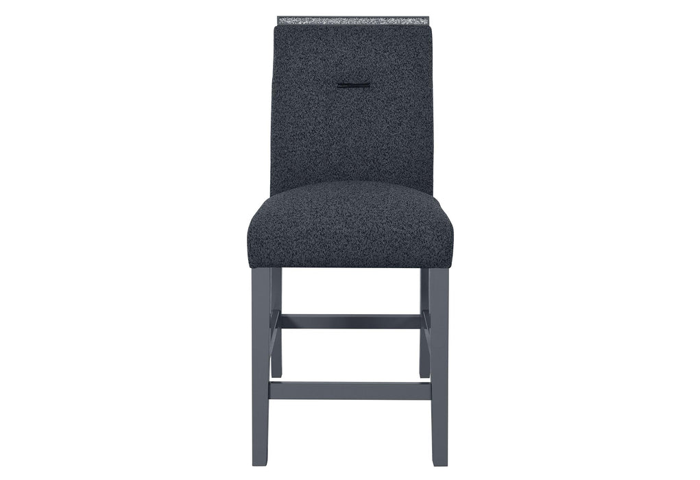 MONACO BAR STOOL DARK GREY - Home Furniture And More (Brentwood, MD)