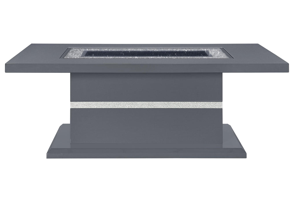 MONACO DARK GREY COFFEE TABLE - Home Furniture And More (Brentwood, MD)