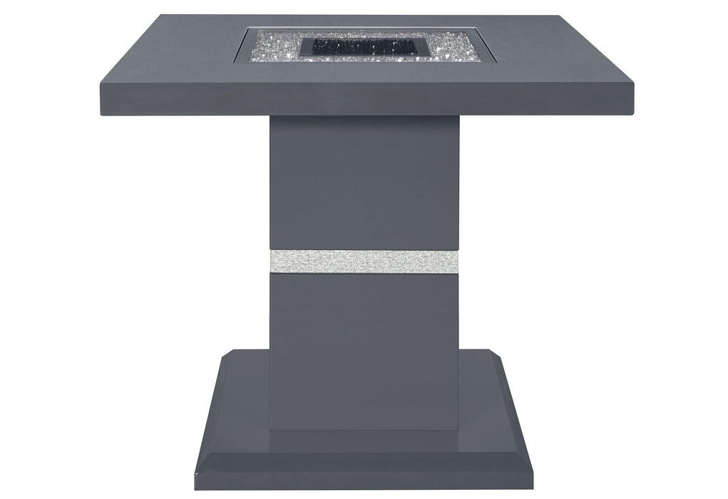 MONACO DARK GREY END TABLE - Home Furniture And More (Brentwood, MD)