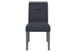 MONACO DARK GREY DINING CHAIR - Home Furniture And More (Brentwood, MD)